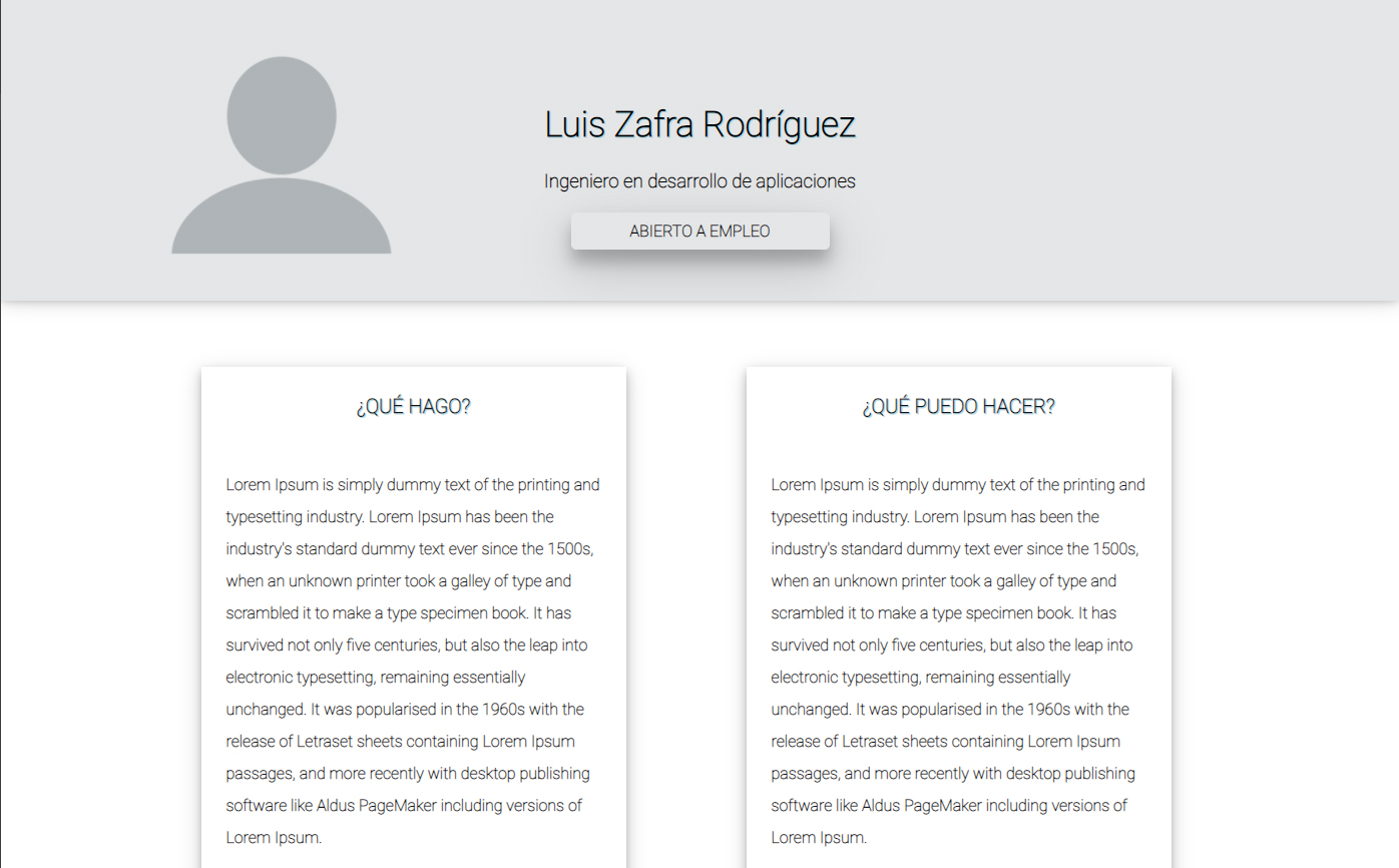 CV Html y CSS